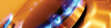 Gas flame close-up